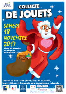 Collecte de jouets samedi 18 novembre 2017 Place du Marché à Chaville