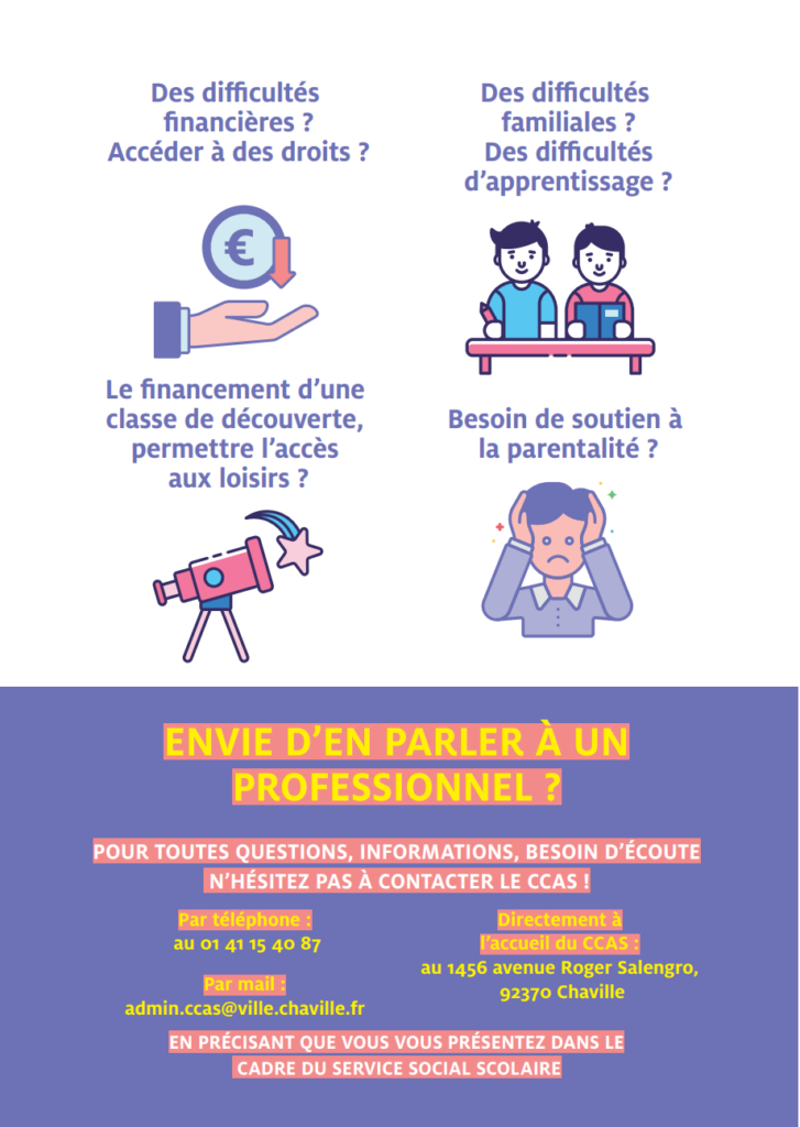 Service Social Scolaire du CCAS de Chaville