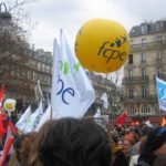 Manifestation FCPE à Paris