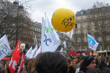 Manifestation FCPE à Paris