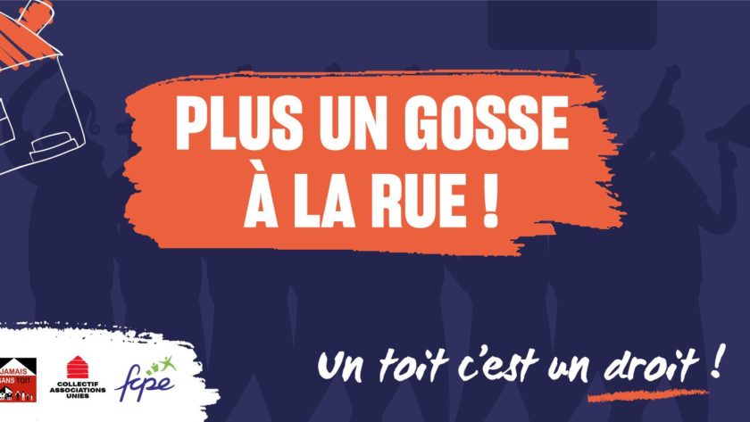 Plus un gosse à la rue !